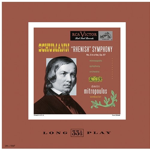 Schumann: Sympony No. 3 "Rheinish" - Weinberger: Polka & Fugue - M. Gould: Ministrel Show Dimitri Mitropoulos