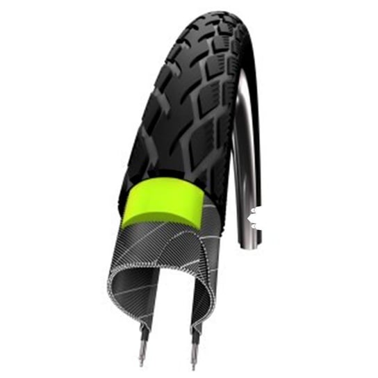 Schwalbe, Opona trekkingowa, MARATHON GREEN, 700x32C, 28x1.25, 28 Schwalbe