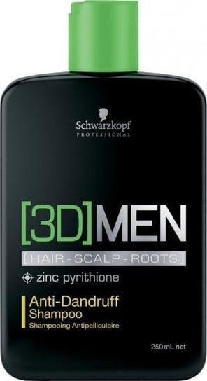 Schwarzkopf 3D Men Anti-Dandruff Szampon Do Włosów, Przeciwłupieżowy Dla Mężczyzn 250Ml Schwarzkopf