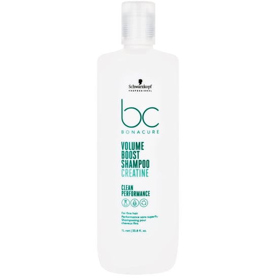 Schwarzkopf Bc Volume Boost Shampoo Creatine 1000Ml Szampon Do Włosów Dodający Objętości, Zapobiega Rozdwajaniu Końcówek Schwarzkopf