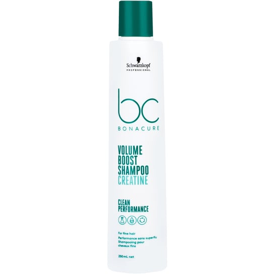 Schwarzkopf Bc Volume Boost Shampoo Creatine 250Ml Szampon Do Włosów Dodający Objętości, Zapobiega Rozdwajaniu Końcówek Schwarzkopf