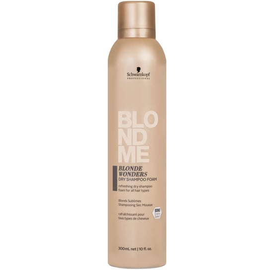 Schwarzkopf BlondMe Blonde Wonders lekki suchy szampon do włosów blond 300ml pochłania nadmiar sebum, dodaje objętości Schwarzkopf