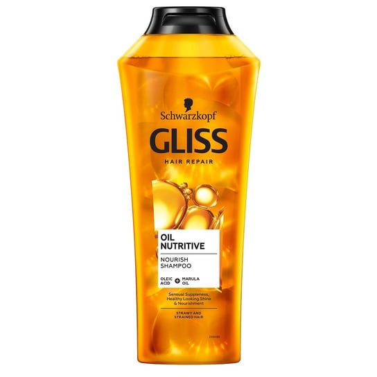Schwarzkopf, Gliss Kur Oli Nutritive, szampon do włosów suchych i zniszczonych, 400 ml Schwarzkopf