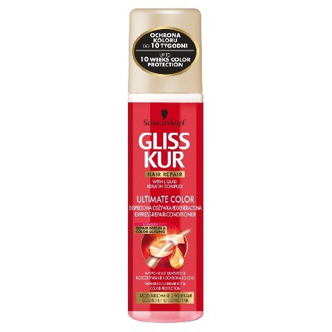 Schwarzkopf, Gliss Kur Ultimate Color, ekspresowa odżywka spray do włosów farbowanych, 200 ml Schwarzkopf