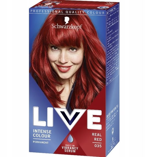 Schwarzkopf Live intense colour farba do włosów 035 real red Schwarzkopf