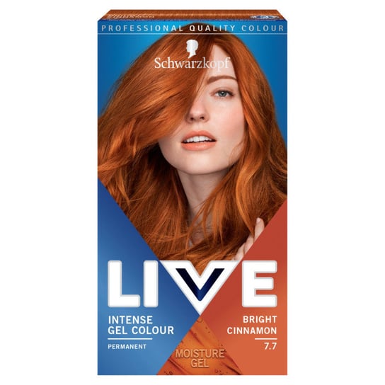 Schwarzkopf, Live Intense Gel Colour koloryzacja do włosów w żelu 7.7 Bright Cinnamon Schwarzkopf