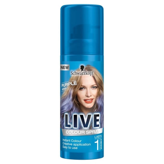 Schwarzkopf, Live, spray koloryzujący do włosów Purple Kiss, 120 ml Schwarzkopf