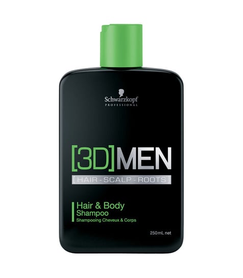 Schwarzkopf Professional, 3DMen, szampon do włosów i ciała, 250 ml Schwarzkopf Professional