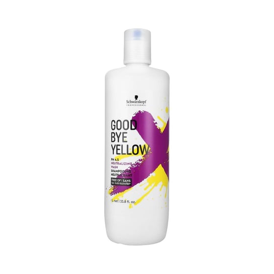Schwarzkopf Professional, Goodbye Yellow, szampon neutralizujący kolor, 1000 ml Schwarzkopf Professional
