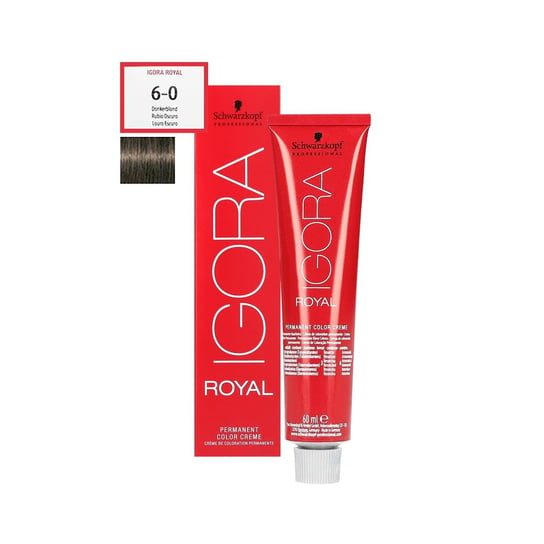 Schwarzkopf Professional, Igora Royal, farba do włosów 6-0, 60 ml Schwarzkopf Professional