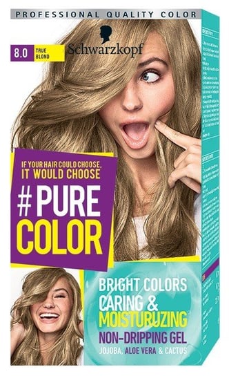 Schwarzkopf, Pure Color, farba do włosów w żelu 8.0 True Blond Schwarzkopf