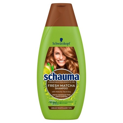 Schwarzkopf, Schauma Fresh Matcha, szampon do włosów przetłuszczających się i suchych, 400 ml Schwarzkopf