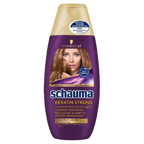 Schwarzkopf, Schauma Keratin Strong, szampon do włosów, 250 ml Schwarzkopf