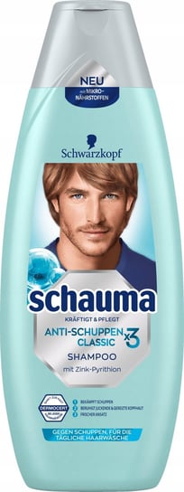 Schwarzkopf, Schauma Men Anti-Schuppen Classic x3, szampon przeciwłupieżowy, 480 ml Schwarzkopf