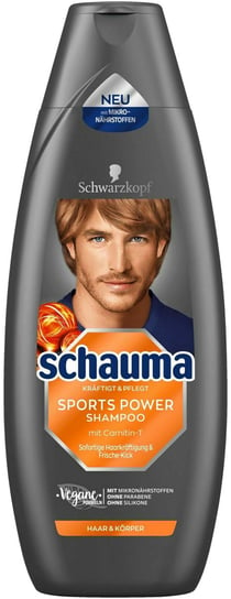 Schwarzkopf, Schauma Men Sports Power, szampon dla mężczyzn, 480 ml Schwarzkopf