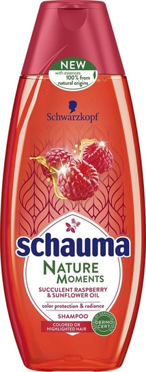 Schwarzkopf, Schauma Nature Moments, szampon do włosów farbowanych Malina & Olej Słonecznikowy, 400 ml Schwarzkopf