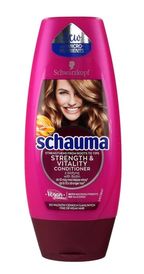 Schwarzkopf, Schauma Strenght & Vitality, odżywka do włosów, 200 ml Schwarzkopf