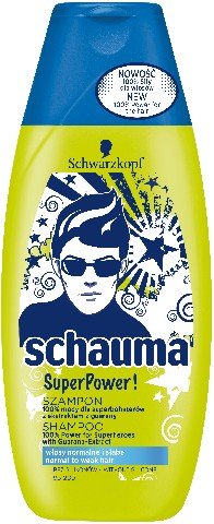 Schwarzkopf, Schauma Super Power, szampon do włosów, 250 ml Schwarzkopf
