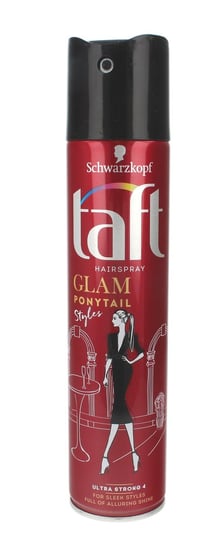 Schwarzkopf, Taft Glam Styles Ponytail, lakier do włosów Ultra Strong, 250 ml Schwarzkopf