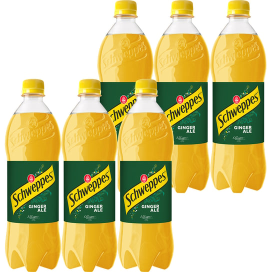 Schweppes Ginger Ale Napój gazowany 0,85 l x 6 sztuk Schweppes