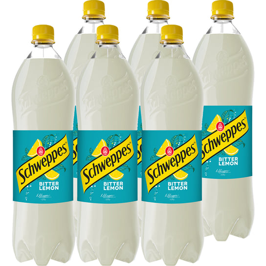 Schweppes Napój gazowany Bitter Lemon 1,35l x 6 sztuk Schweppes