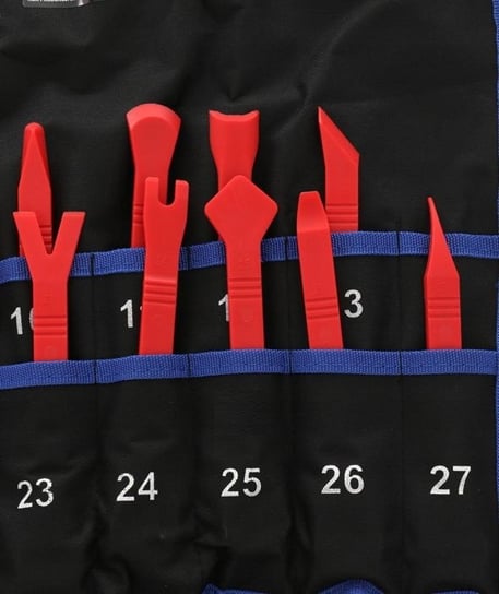 Ściągacze Do Tapicerki Zestaw Ściągaczy Łyżki 27El KRAFT&DELE
