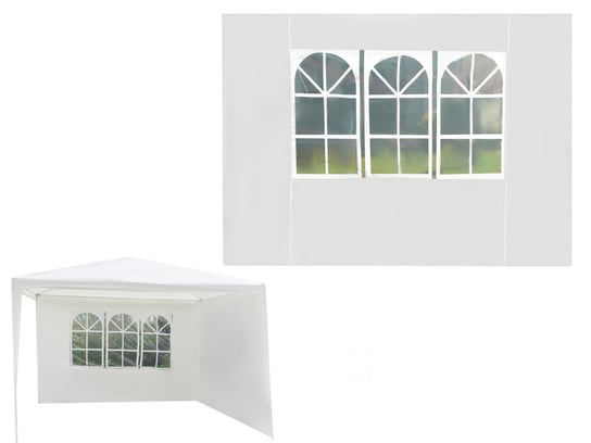 Ściana boczna do pawilonu ogrodowego z oknem MALATEC 2266, biały Malatec
