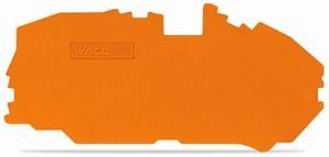 Ścianka końcowa/wewnętrzna grubość 1 mm pomarańczowa Wago