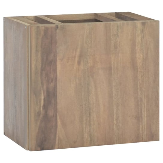 Ścianka łazienkowa z drewna tekowego, 45x30x40 cm, / AAALOE Inna marka