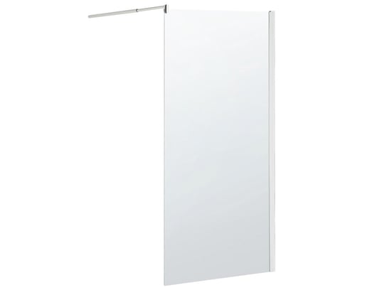 Ścianka prysznicowa szkło hartowane 90 x 190 cm AHAUS, rozmiar Beliani