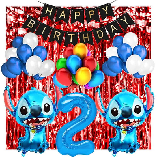 Ścianka Zestaw Balonów Na 2 Urodziny Lilo & Stitch Inna marka