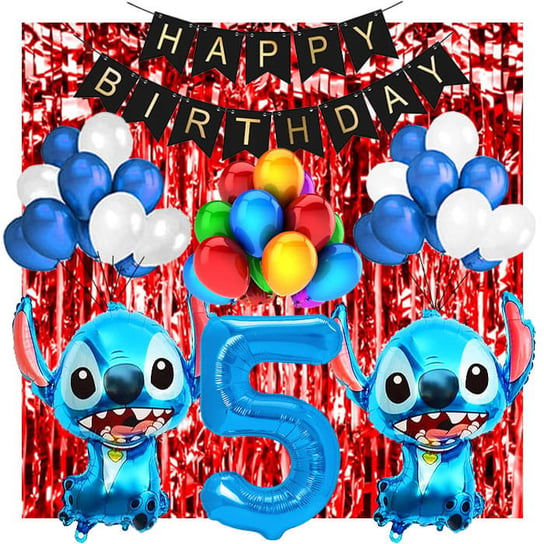 Ścianka Zestaw Balonów Na 5 Urodziny Lilo & Stitch Inna marka