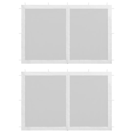 Ścianki boczne do namiotu ogrodowego VIDAXL, białe, 195x300 cm, 2 szt. vidaXL