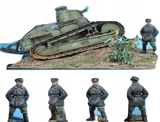 Scibor 35Hm0001 Figurki Polish Ft17 Tank Commander 1:35 Scibor Miniatures