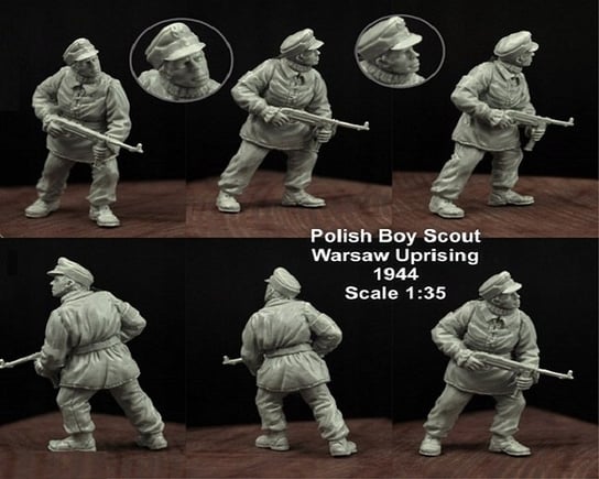 Scibor 35Hm0019 Figurka Polish Boy Scout 1:35 24H Zarpapl Scibor Miniatures