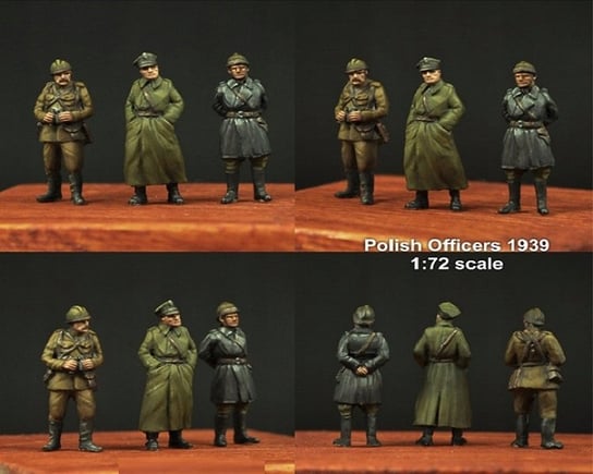 Scibor 72Hm0008 Figurki Polish Officers 1939 Set #1 1:72 Scibor Miniatures