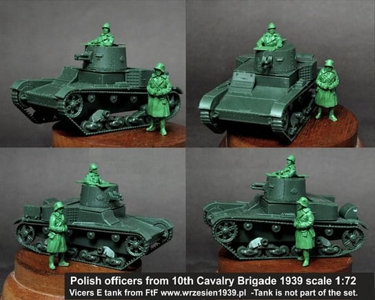Scibor 72hm0052 Officers 10th Brigade Cavalry 1939 Scibor Miniatures