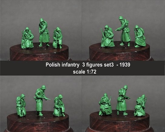 Scibor 72HM0067 Figurki Polish infantry 1939 [3szt] 1:72 Scibor Miniatures