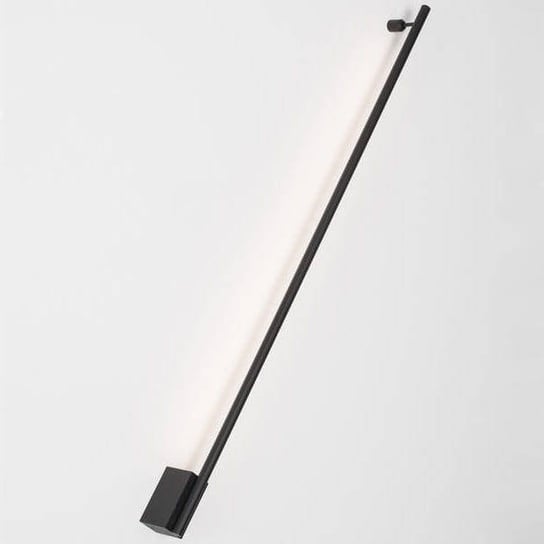 Ścienna LAMPA industrialna BUIN LE41366 Luces Exclusivas metalowa OPRAWA kinkiet LED 15W 3000K tuba czarna Luces Exclusivas