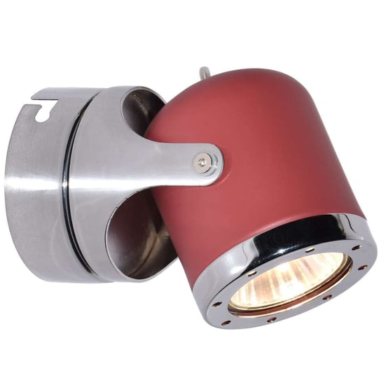 Ścienna LAMPA kinkiet APRIL 5037 Rabalux regulowana OPRAWA metalowy reflektorek czerwony Rabalux
