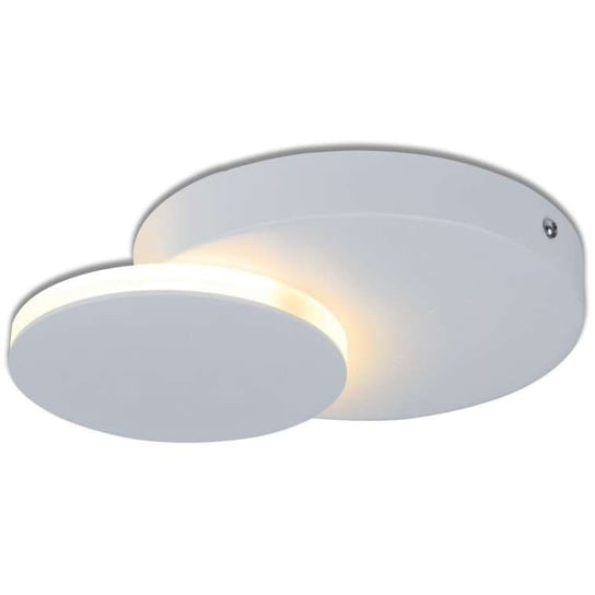 Ścienna LAMPA kinkiet DALLAS 1352923 Nave okrągła OPRAWA metalowa LED 6W 3000K plafon sufitowy biały Nave