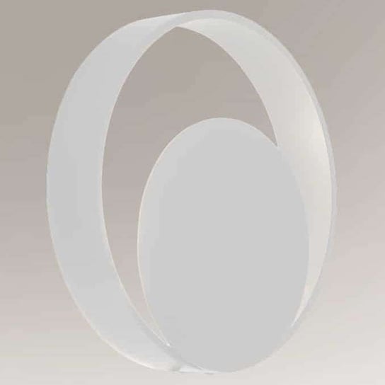 Ścienna LAMPA kinkiet OMONO 7915 Shilo metalowa OPRAWA industrialna LED 6W 3000K okrągła biała Shilo