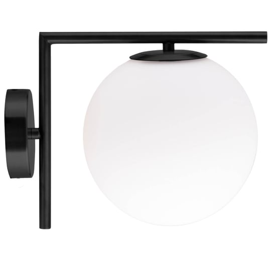 Ścienna Lampa loftowa Solaris do przedpokoju czarna biała Step Into Design