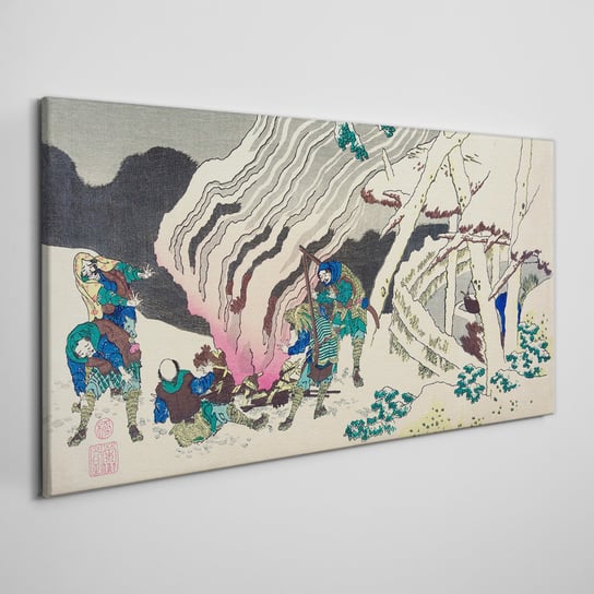 Ścienny Fotoobraz Na Płótnie Azja samuraj 100x50 Coloray