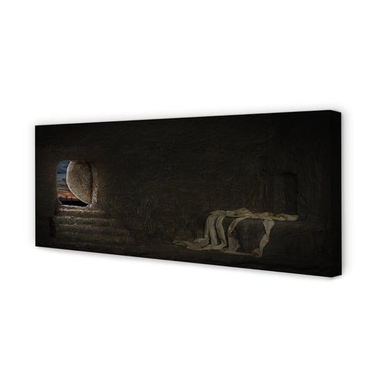Ścienny obraz na płótnie TULUP Jaskinia krzyże, 125x50 cm Tulup