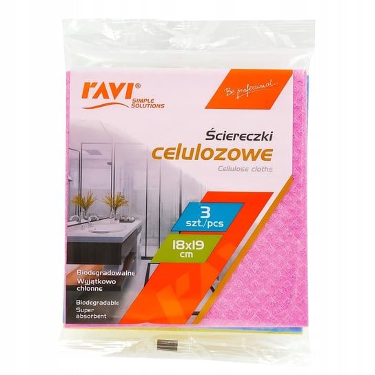 Ściereczki Celulozowe 3 Sztuki Ściereczki Do Czyszczenia ravi