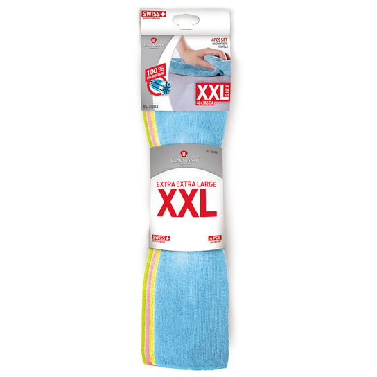 Ściereczki z mikrofibry XXL 4 sztuki Blaumann BL-3883 Blaumann