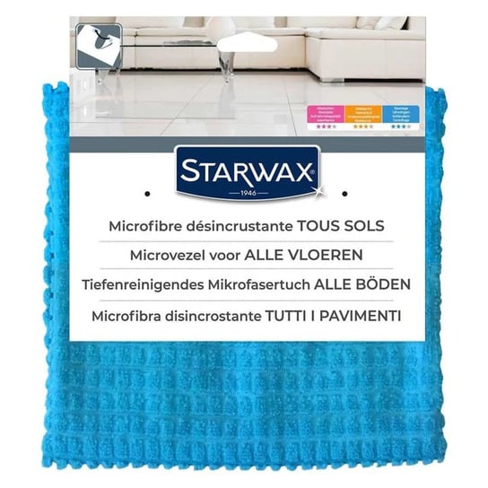Ścierka do czyszczenia podłóg STARWAX, niebieska, 25,5x28,5 cm, 1 szt. Starwax