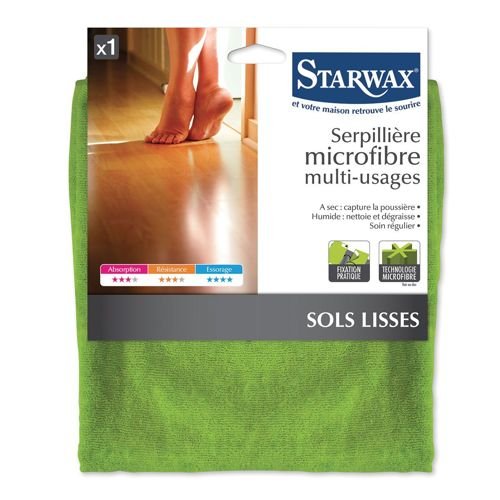 Ścierka do mycia podłóg STARWAX, zielona, 22,5x29,5 cm, 1 szt. Starwax