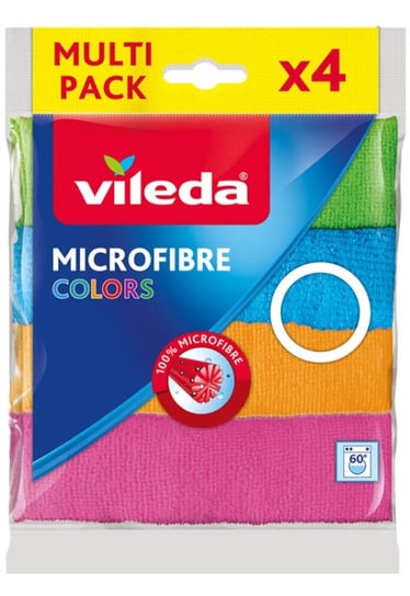 Ścierka VILEDA Microfibre Colors, 4 szt. Vileda